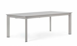 BIZZOTTO Rozkládací zahradní stůl KONNOR 200x110 cm světle šedá