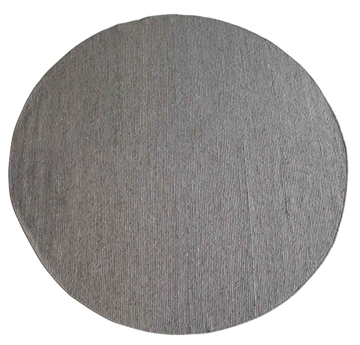 ROWICO kulatý koberec AUCKLAND Ø 250 cm tmavě šedý