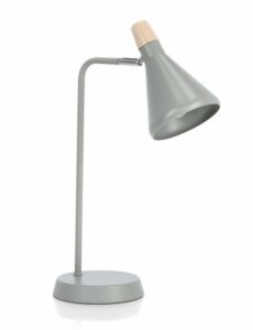 BIZZOTTO Stolní lampa BRILL šedá 46cm