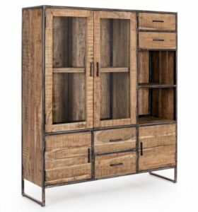 BIZZOTTO dřevěný kabinet ELMER 160x140 cm