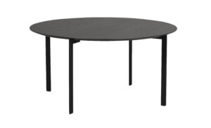 ROWICO kulatý konferenční stolek SPENCER tmavý ø90 cm