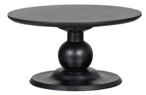 BePureHome Konferenční stolek BLANCO 68cm černý