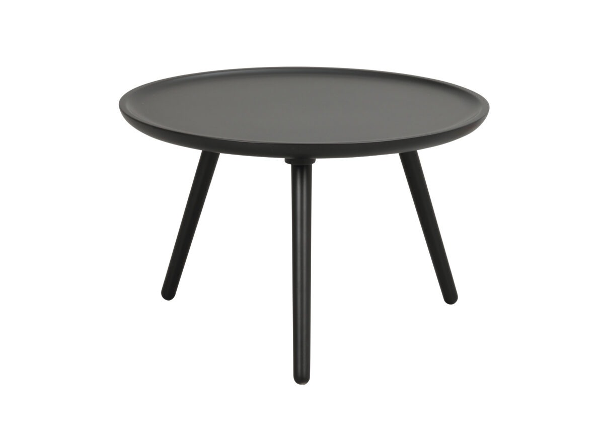 ROWICO Dřevěný konferenční stolek DAISY černý Velikost: 55x55cm