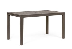 BIZZOTTO Rozkládací zahradní stůl HILDE 140x77 cm hnědý
