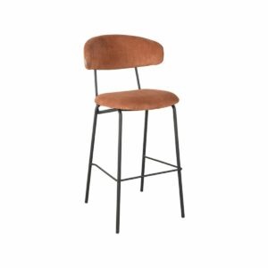 LABEL51 Barová židle ZACK oranžová 107cm