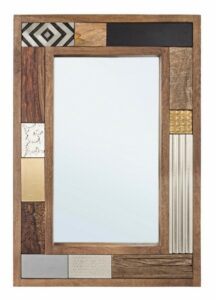 BIZZOTTO hranaté zrcadlo DHAVAL 70x100 cm