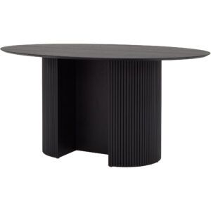 TENZO Oválný jídelní stůl ROD 160x110cm černý