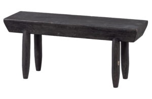 BePureHome Dřevěná lavice STALL černá