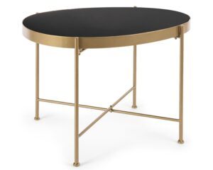 BIZZOTTO konferenční stolek RASHIDA zlatý 46x63 cm