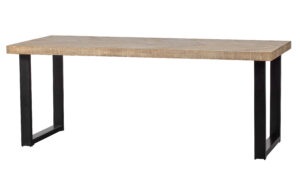 WOOOD Jídelní stůl TABLO herringbone 200x90 cm nohy U