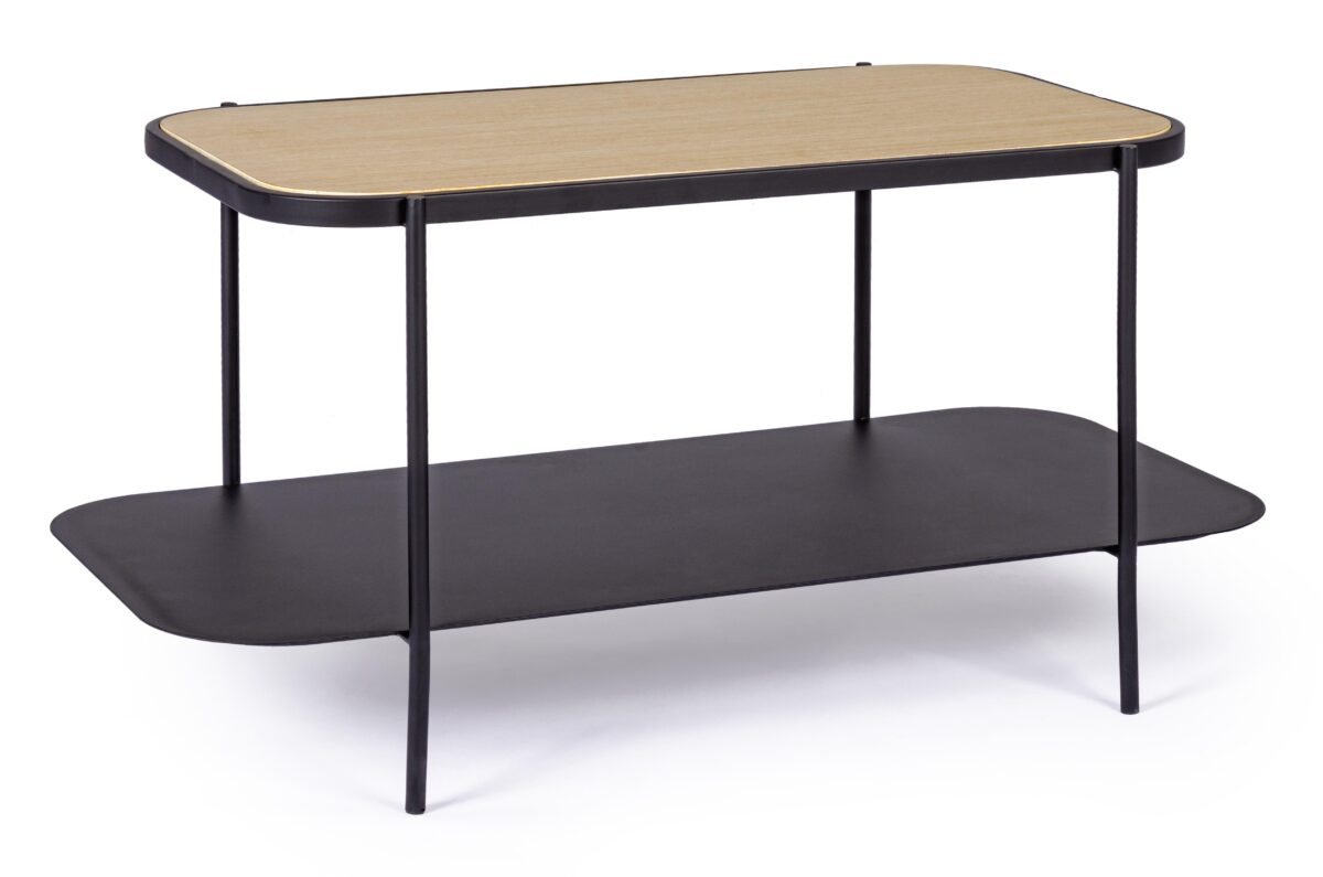 BIZZOTTO konferenční stolek EVERITT světlý 85x43 cm