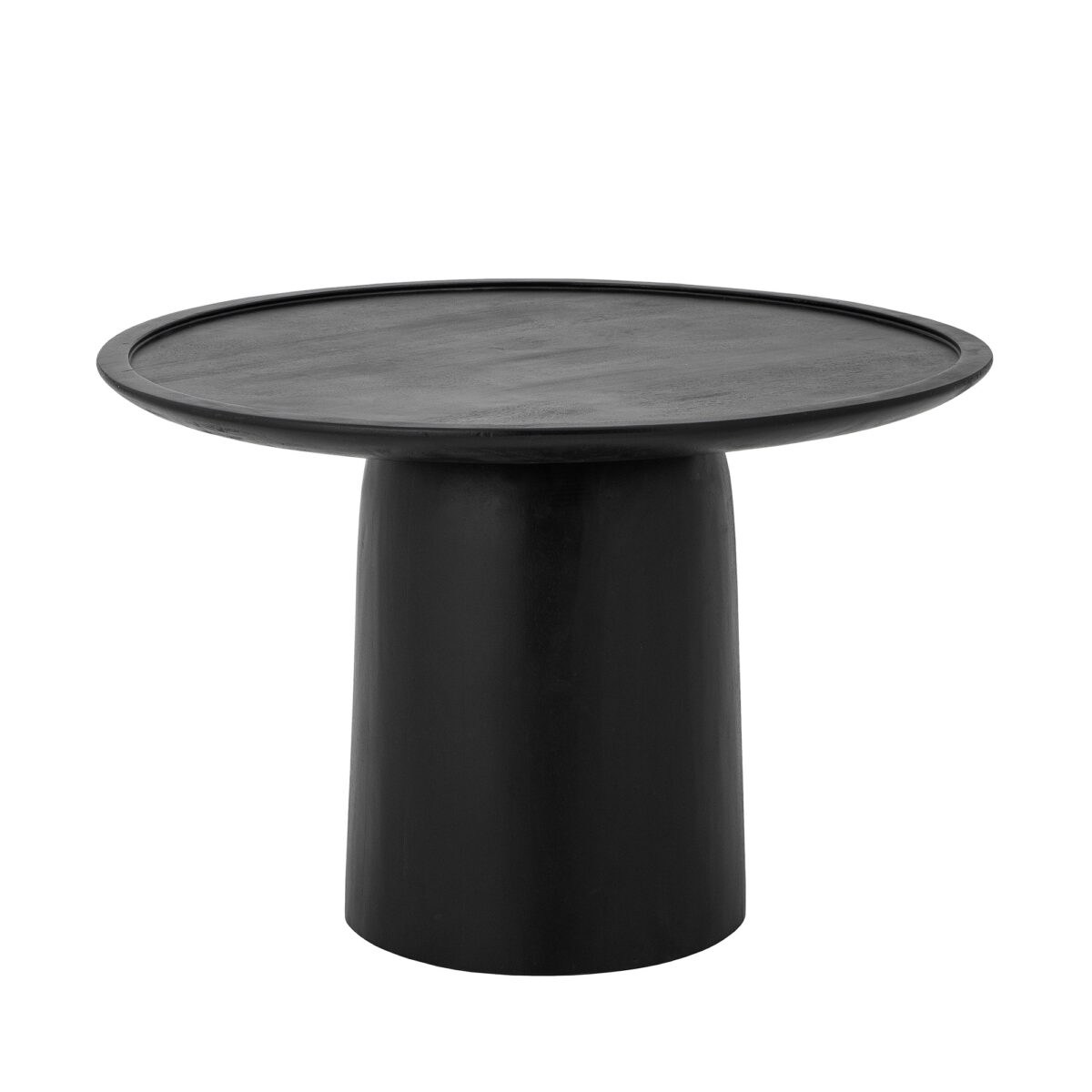 BLOOMNGVILLE Dřevěný konferenční stolek SEVILLA ø76 cm černý