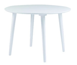 ROWICO Kulatý jídelní stůl bílý ø106 cm