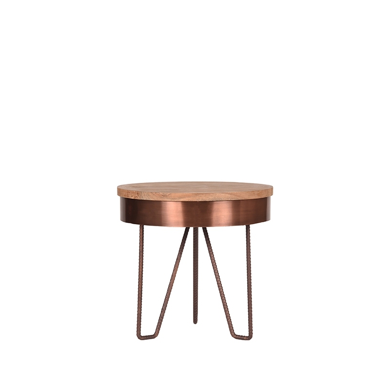 LABEL51 odkládací stolek SARAN měď Color: Copper