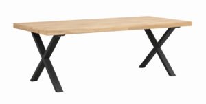 ROWICO Jídelní stůl BROOKLYN dub nohy X 220x95cm