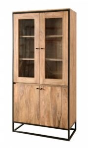 BIZZOTTO dřevěný kabinet NARTAN hnědý 180x88 cm