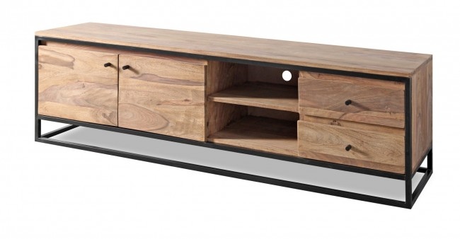 BIZZOTTO dřevěný kabinet NARTAN hnědý 175x45 cm