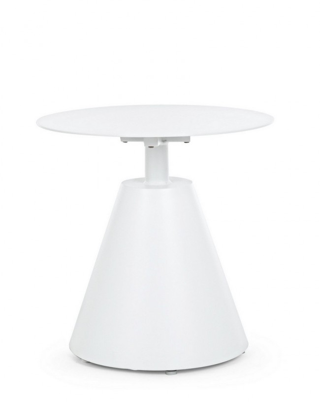 BIZZOTTO kulatý stolek ALOHA ø50 cm bílý
