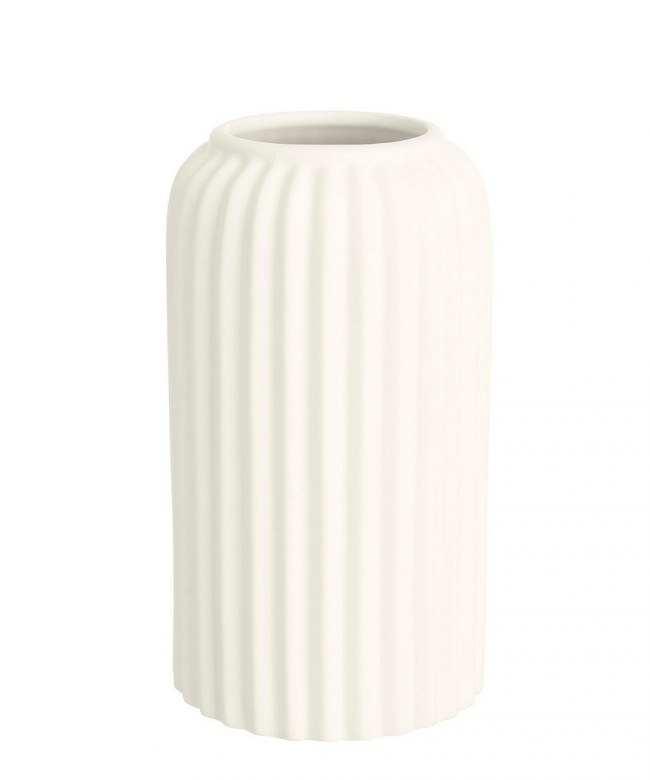BIZZOTTO bílá porcelánová váza ARTEMIDE 10x16 cm