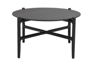 ROWICO Dřevěný konferenční stolek HOLTON velký černý
