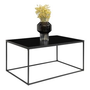 House Nordic Kovový konferenční stolek VITA černý 60x90 cm