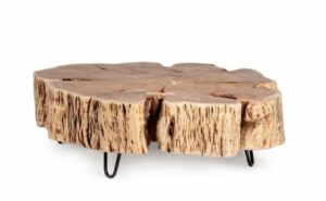BIZZOTTO Dřevěná konferenční stolek ENEAS 90x90 cm