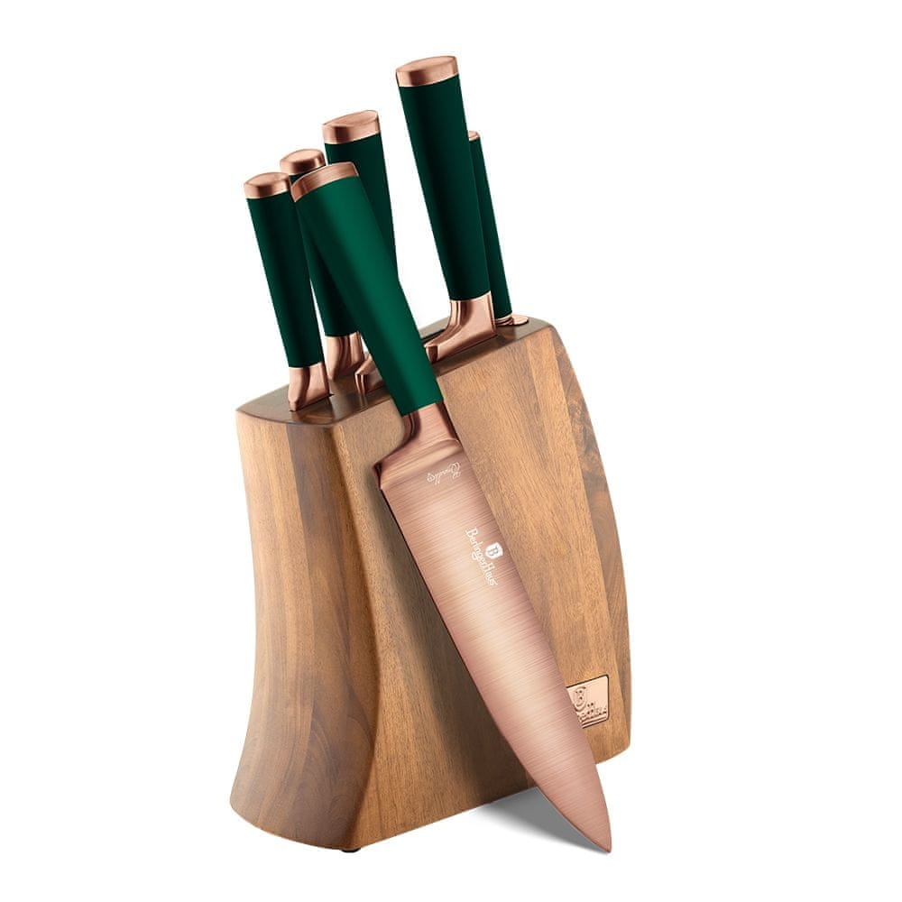 Berlingerhaus Sada nožů v dřevěném bloku Emerald