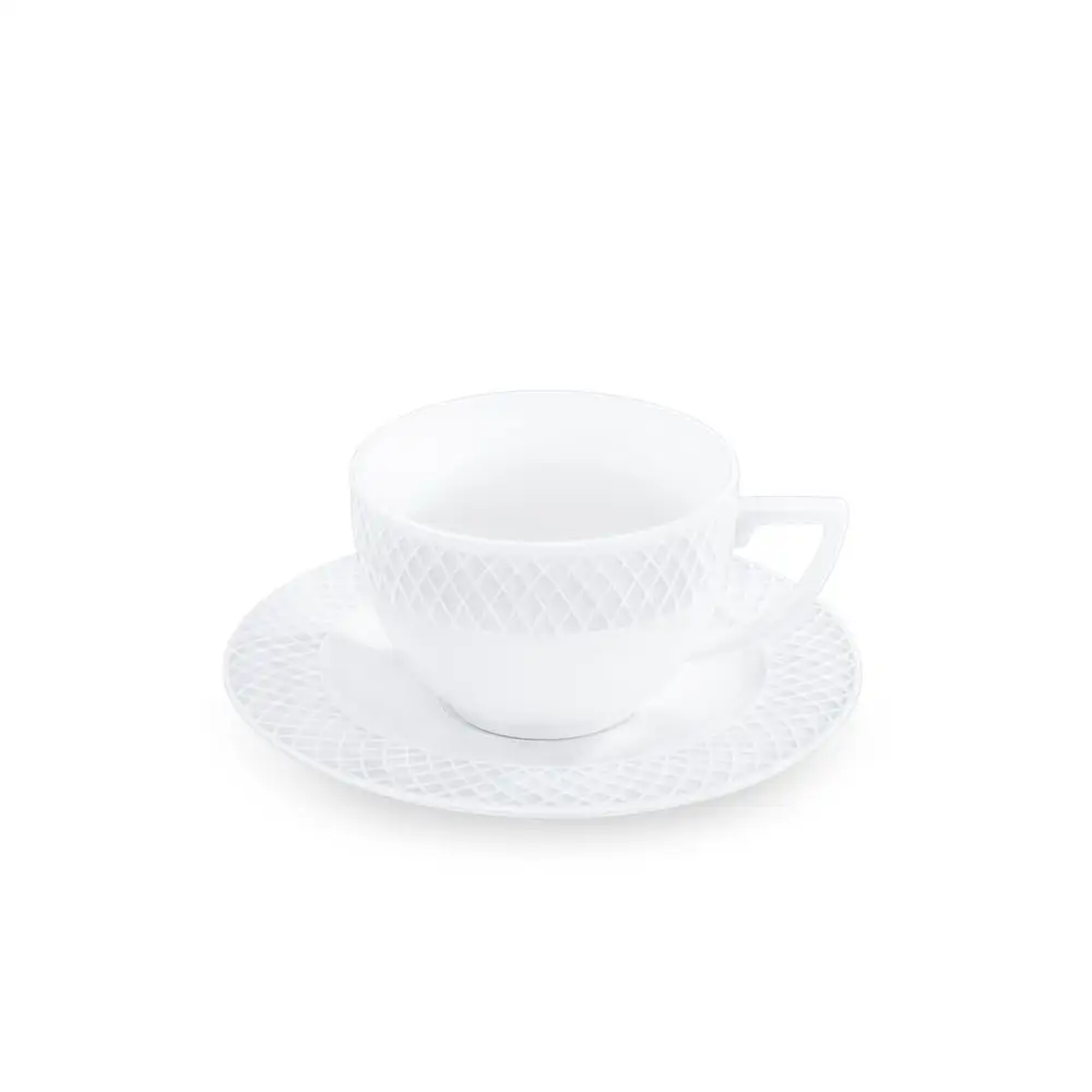 Wilmax Sada porcelánový šálek s talířem 170